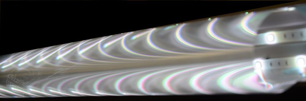 asymmetric light diffusion film