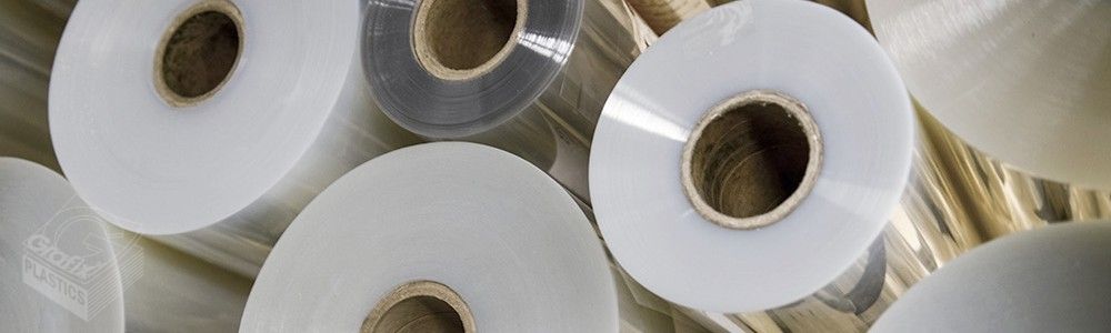 Rolls of plastic film and sheets